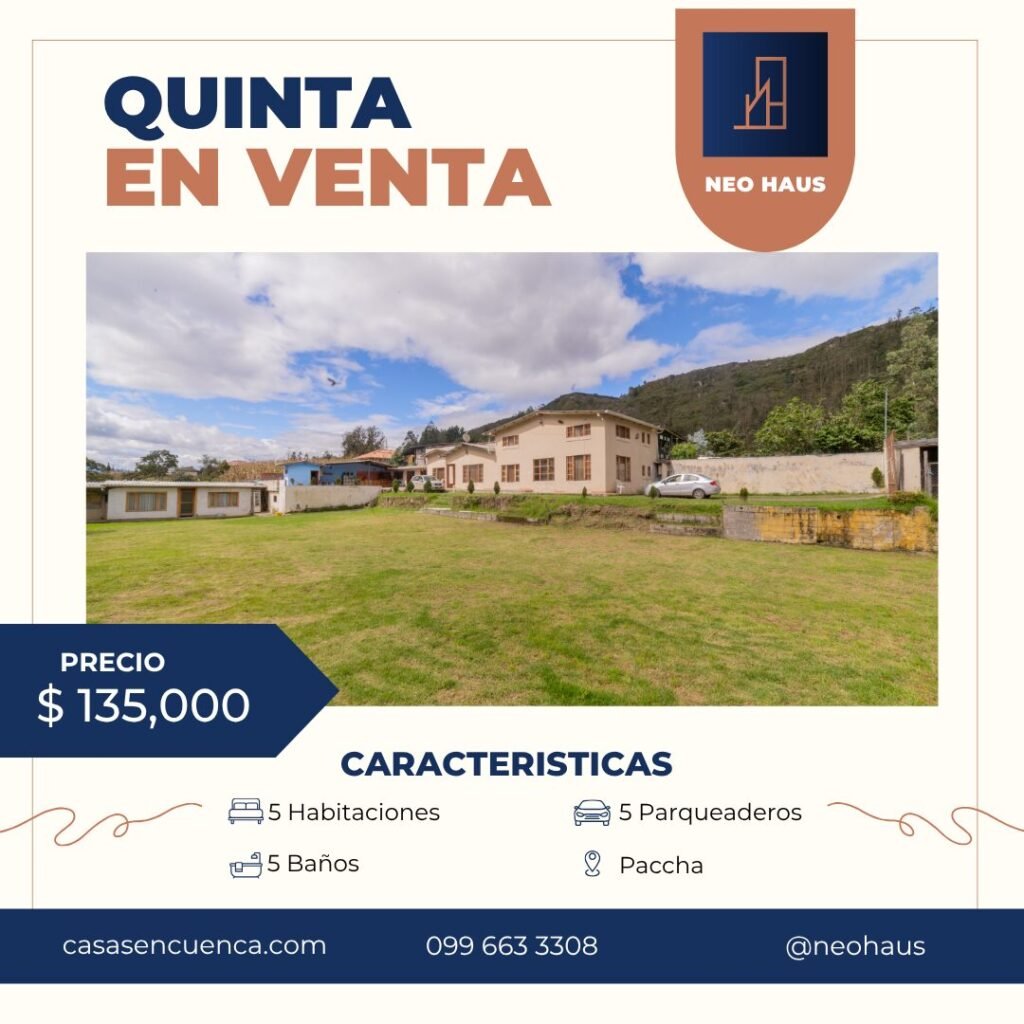Quinta de Venta en Paccha