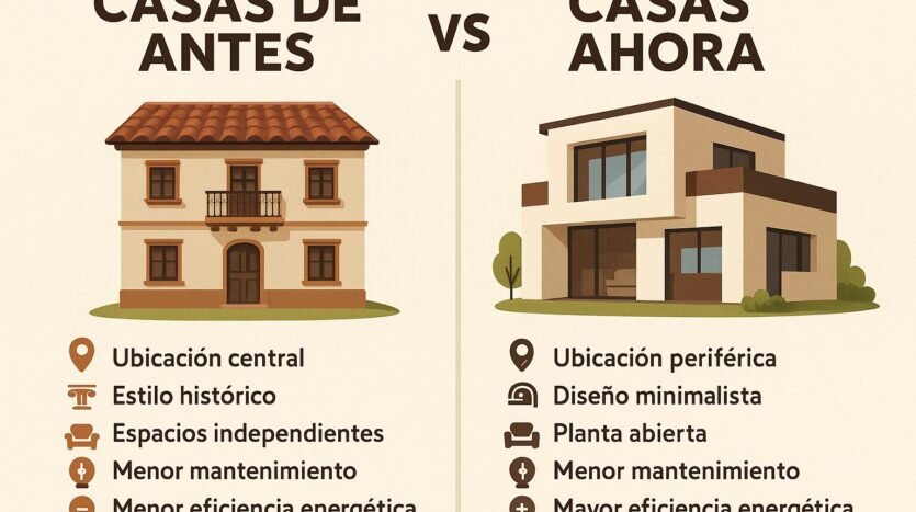 Casas de Antes vs Casas de Ahora : Casas en Cuenca